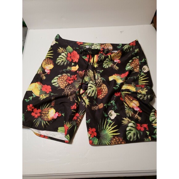Freeworld Tropical Cargo Board Short Size 36 - Picture 1 of 6